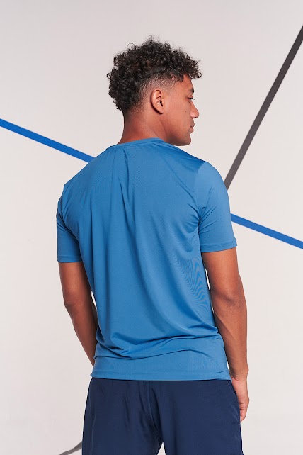 Remera Artix Run (S, Azul)