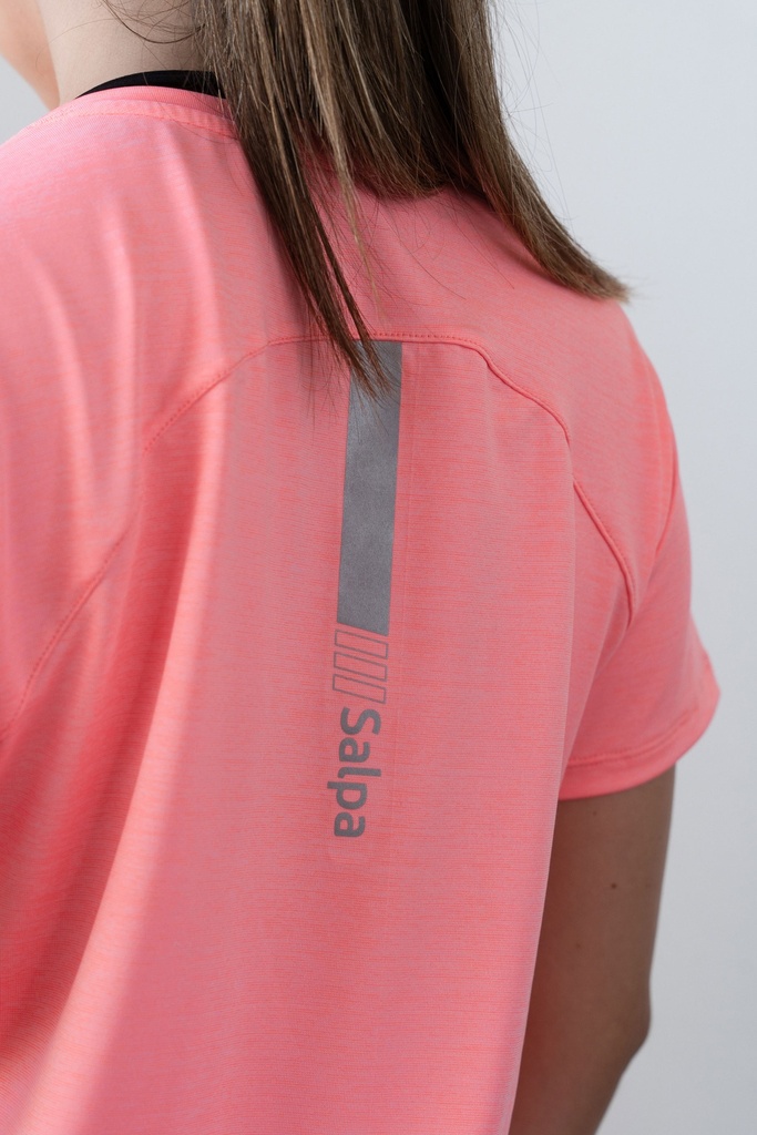 Remera Atenea Adventure Coral Neon