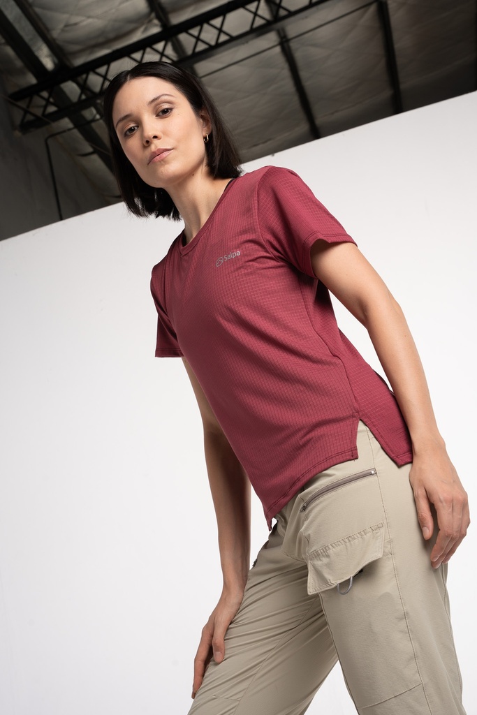 Remera Azara Bermellon